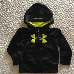 Under Armour lightweight zip up hoodie boys sz 2T